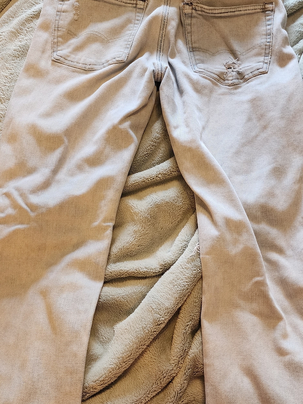American Eagle Outfitters Men's Light Tan Chinos